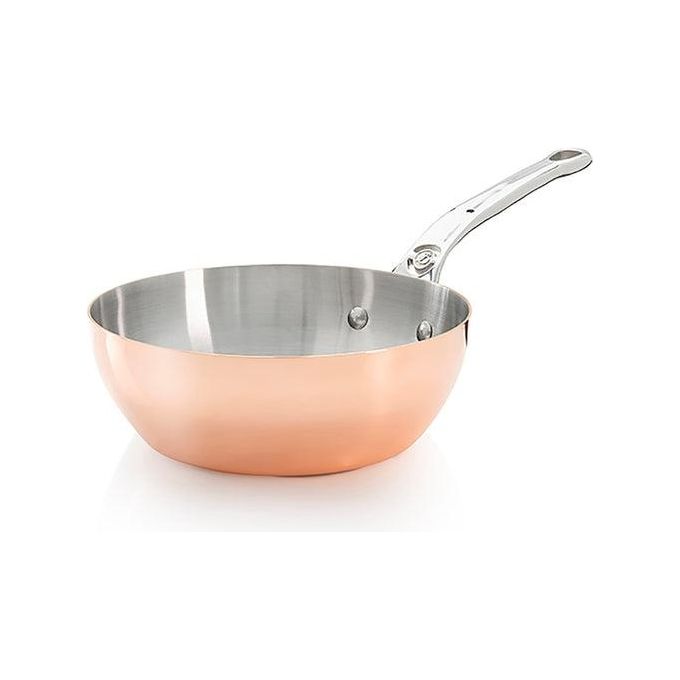 De Buyer Prima Matera Pentolino Rame-Inox 24cm Conico per Induzione
