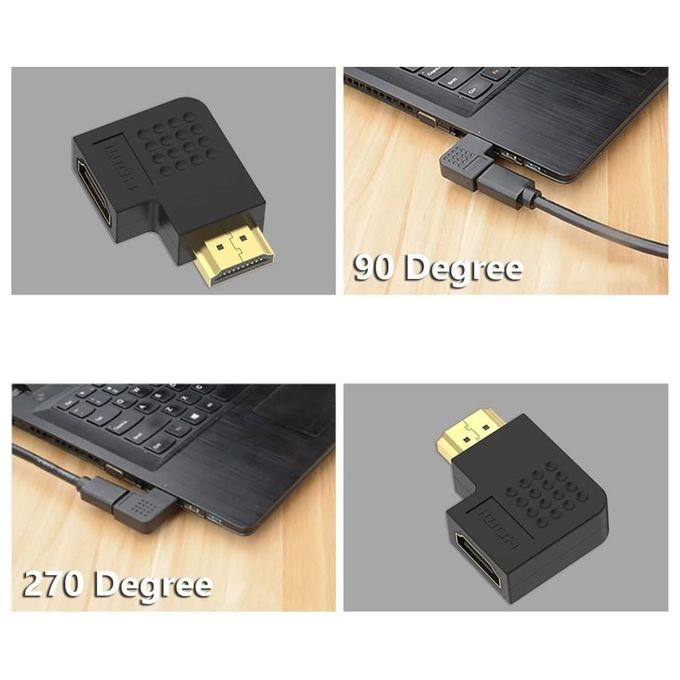 Techly Adattatore Hdmi Angolato 270 Gradi