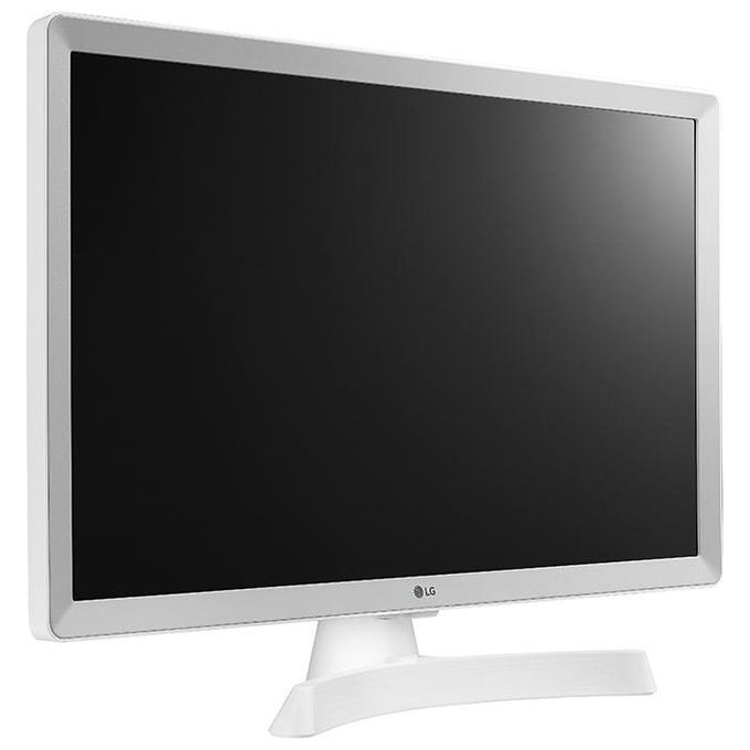 LG 24TQ510S-WZ Monitor TV 24'' LED HD Smart TV webOS 22 Wi-Fi DVB-T2 2 HDMI colore Bianco