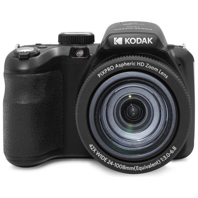 Kodak AZ425 Astro Zoom Fotocamera Bridge 20 MP Zoom Ottico 42x Grandangolare 24mm Full HD Stabilizzatore OIS colore Nero