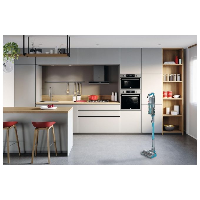 Hoover scopa elettrica senza fili h free 500 hydro plus 2in1 aspira lava 45min grigio