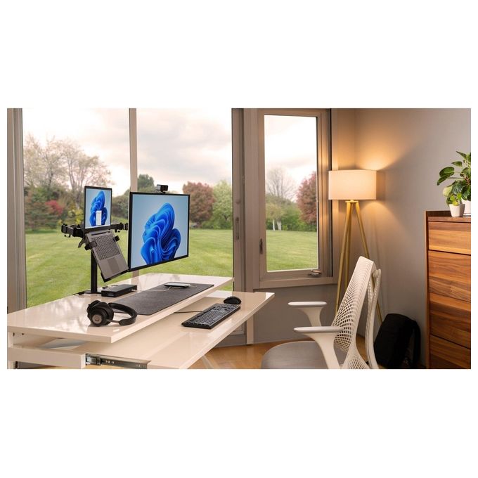 Kensington K83452WW Cuffie over-ear Bluetooth H3000 Cancellazione Rumore Attiva con AI Durata Batteria 60 h Connessione Bluetooth 5.2 colore Nero