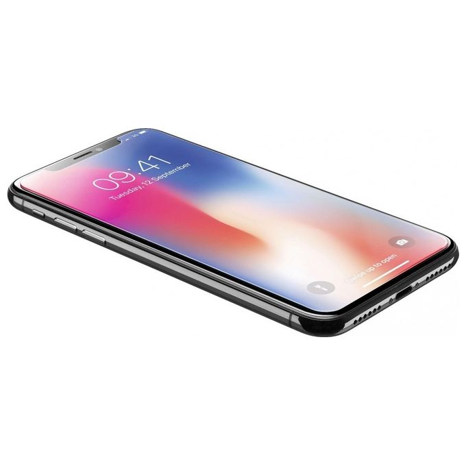 Cellular Line TETRAGLASSIPH8 Pellicola Proteggischermo Trasparente per iPhone X