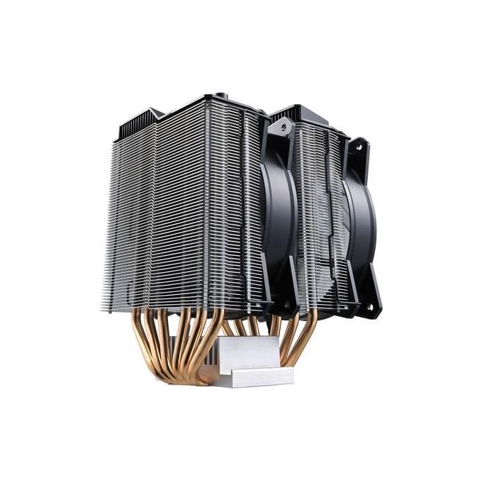 Cooler Master MAP-D6PN-218PC-R2 MasterAir MA621P Dissipatore CPU AMD TR4 6 Heatpipes 2x120mm RGB PWM 600-1800 rpm colore Nero