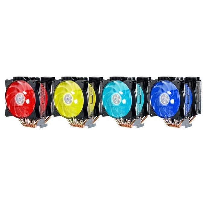 Cooler Master MAP-D6PN-218PC-R2 MasterAir MA621P Dissipatore CPU AMD TR4 6 Heatpipes 2x120mm RGB PWM 600-1800 rpm colore Nero