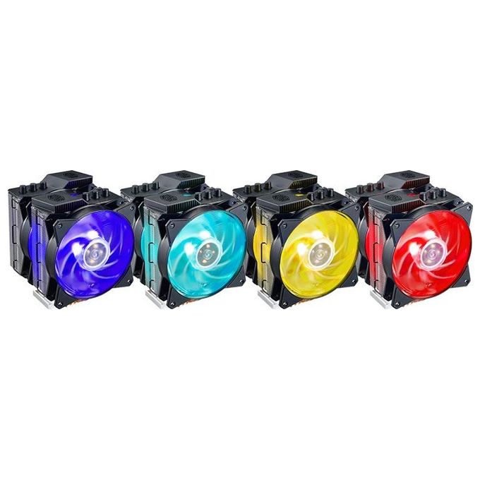 Cooler Master MAP-D6PN-218PC-R2 MasterAir MA621P Dissipatore CPU AMD TR4 6 Heatpipes 2x120mm RGB PWM 600-1800 rpm colore Nero