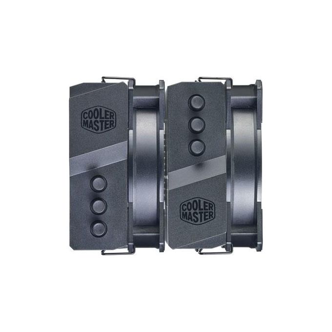 Cooler Master MAP-D6PN-218PC-R2 MasterAir MA621P Dissipatore CPU AMD TR4 6 Heatpipes 2x120mm RGB PWM 600-1800 rpm colore Nero