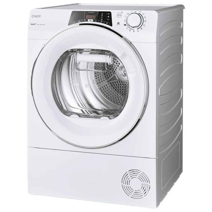 Candy ROE H8A2TCEX-S Rapidó Asciugatrice Pompa di Calore 8 Kg Classe A++ Wi-Fi 7 Cicli Rapidi (85x60x58,5 cm) colore Bianco