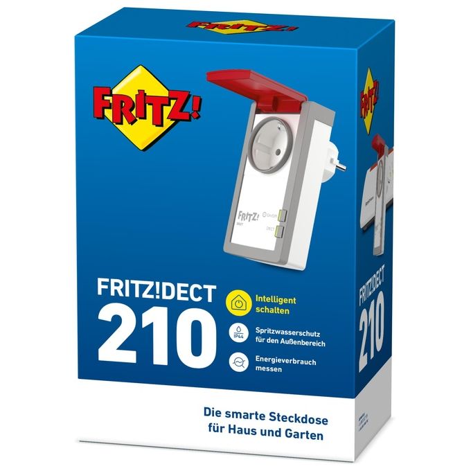 Fritz! Dect 210 Presa Intelligente Bianco 3450W
