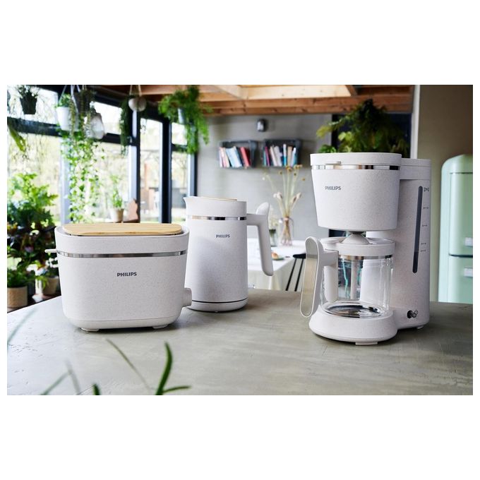 Philips HD5120-00 Eco Conscious Edition Macchina da caffe' con Filtro 1,2 L 15 tazze 1000 W colore Bianco