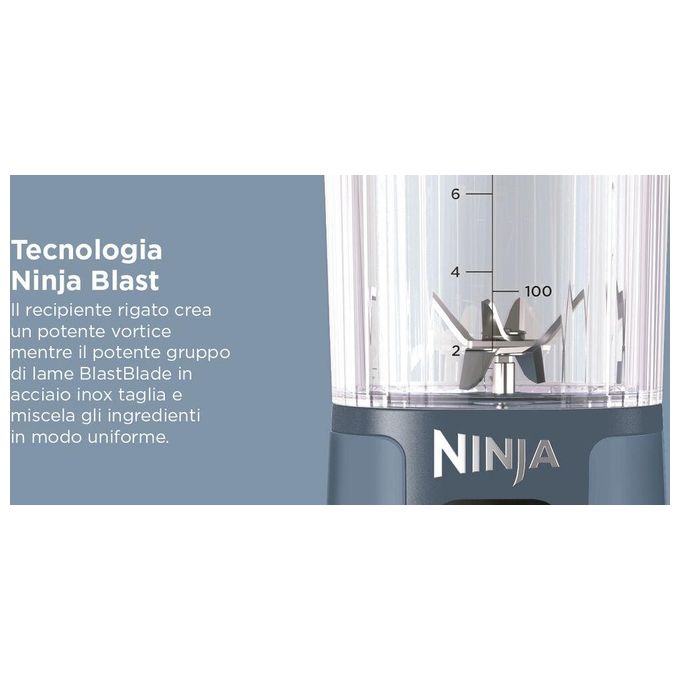 Ninja BC151EUPR Blast Frullatore portatile senza fili 0.53 L ricaricabile USB-C colore Rosa