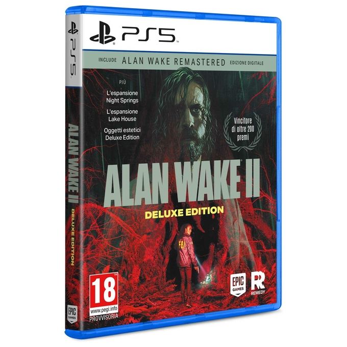 Epic Games Videogioco Alan Wake 2 Deluxe Edition PS5 Horror Expansion Pass Night Springs The Lake House