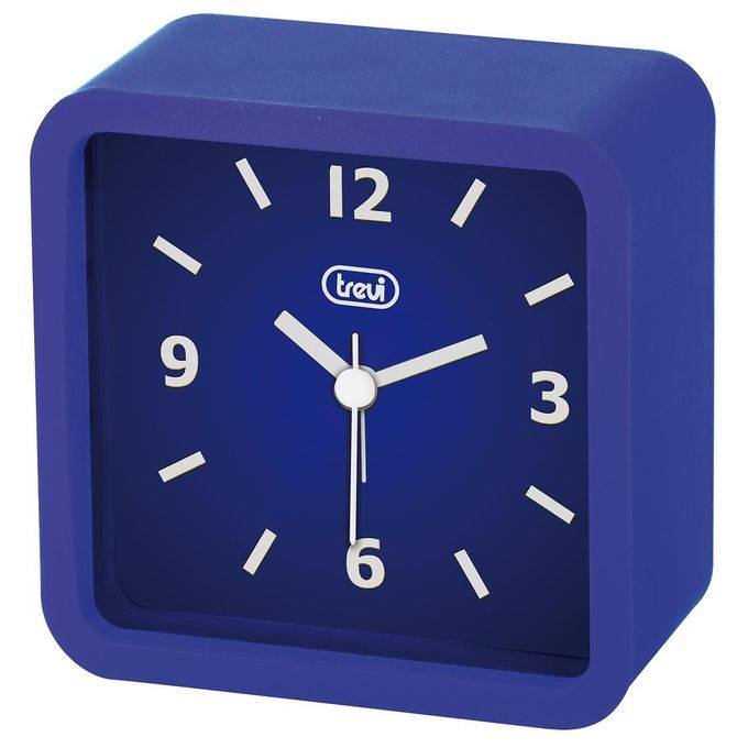 Trevi SL 3820 Orologio Digitale Sveglia al Quarzo Ampio Quadrante Finitura Gommata Blu