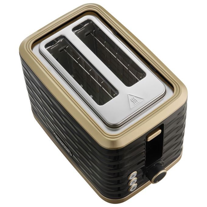 Sencor STS 7501BK Tostapane 2 Fessure 930 W 7 Livelli Doratura Colore Nero Oro