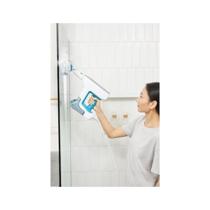 Black and Decker BHSM15FX08 Pulitore a Vapore Portatile 1500 W 0,5 L 8 Accessori riscaldamento 30 s colore Bianco