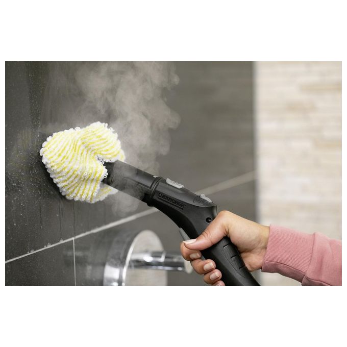 KÄRCHER 1.512-630.0 SC 4 EasyFix Pulitore a Vapore 2000 W 0.8 L Serbatoio Estraibile 100 m² 4 min Riscaldamento colore Nero