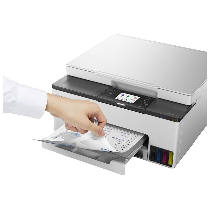 Canon GX1050 MAXIFY Stampante Multifunzione Inkjet A4 600x1200 DPI Wi-Fi Ethernet Display Touch 2.7'' colore Nero Bianco