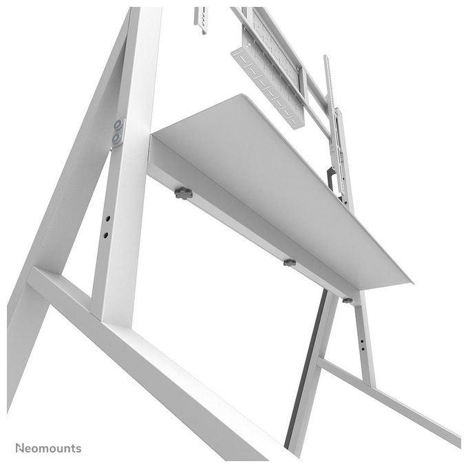 Neomounts FL50-525WH1 Move Go Carrello TV da Pavimento 55'' 86'' 76 Kg VESA 900x600 mm certificazione TÜV colore Bianco