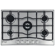 Hotpoint Ariston PCN 752 T -IX-HAR Piano Cottura a Gas 5 Zone 75 cm Acciaio Inox