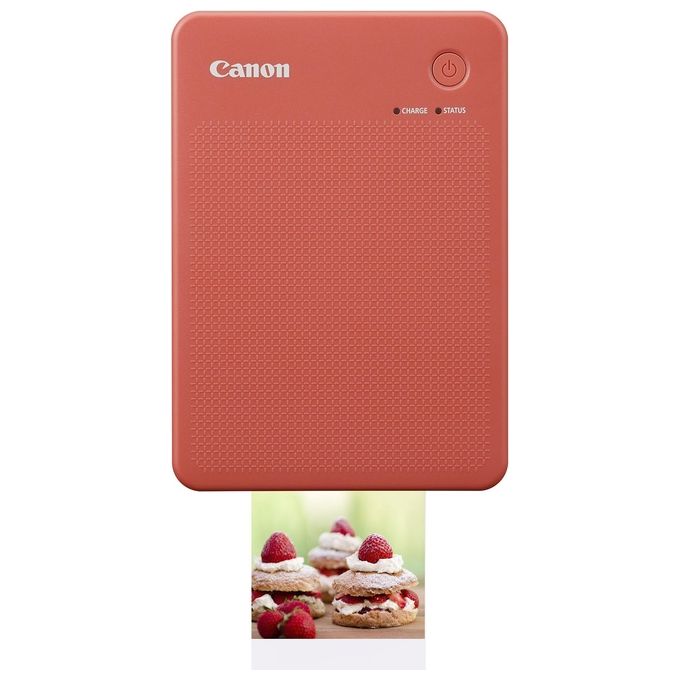 Canon QX20-RD SELPHY QX20 Stampante Fotografica Portatile Sublimazione Wi-Fi 2 formati USB-C colore Rosso