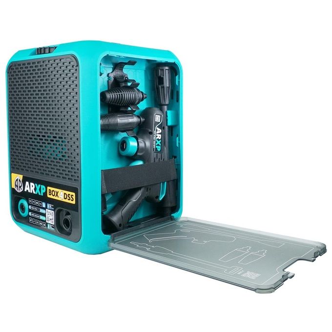 Annovi Reverberi ARXP BOX4 180DSS Idropulitrice Elettrica Compatta 180 bar 500 l-h 2500 W con Dual Speed System colore Nero Verde