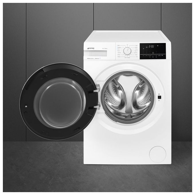 Smeg WN94SEA Lavatrice 9 Kg Classe A Profondita' 58 cm Centrifuga 1400 giri Inverter Vapore colore Bianco