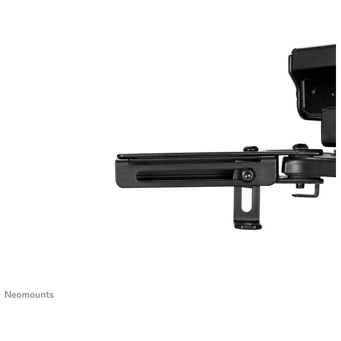 Neomounts W126813331 CL25-550BL1 Supporto da Soffitto per Proiettore Altezza Regolabile 74,5-114,5 cm Carico Massimo 35 Kg con Gestione Cavi Sistema Easy Release colore Nero