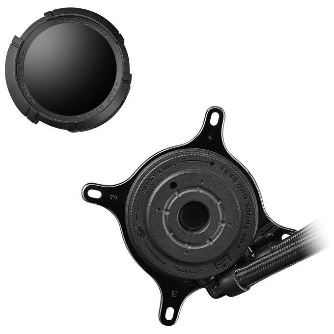 ASUS 90RC00W1-M0UAY0 ROG Strix LC III Dissipatore a Liquido CPU 360mm Asetek Gen7 V2 Display LCD 2.1'' ARGB RGB Addressable Nero