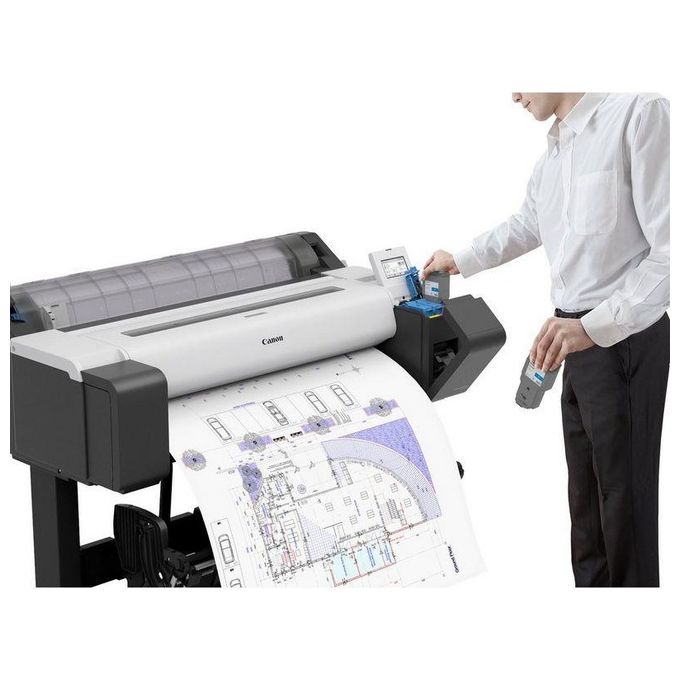 Canon 6246C003AA imagePROGRAF TM-350 Stampante grandi formati Wi-Fi Ethernet USB A0 2400 x 1200 DPI Schermo touch 4,3 pollici colore Nero Bianco