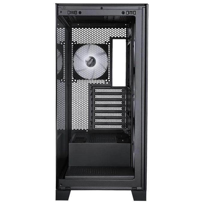 Itek ITGCASB45B SHOWBUI PC Case Tower Gaming ATX 4 Ventole ARGB 12cm 2xUSB3 Type-C Pannello Vetro Temperato colore Nero