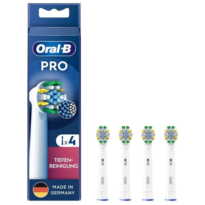 Braun Oral-B Deep Cleaning 4 Pezzi Bianco