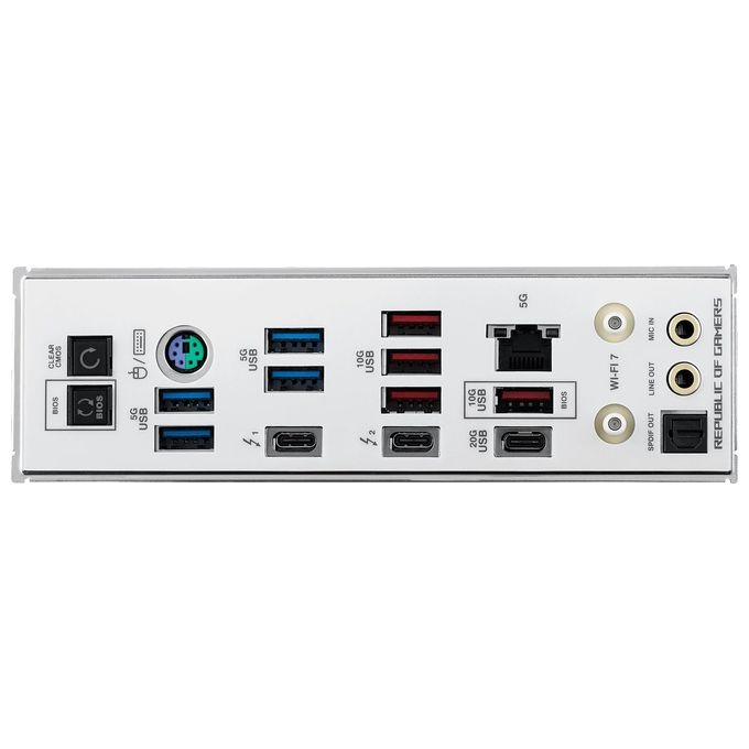 ASUS 90MB1IP0-M0EAY0 ROG Maximus Z890 Apex Scheda Madre ATX Intel LGA 1851 DDR5 Wi-Fi 7 Thunderbolt 4 colore Grigio ciottolo