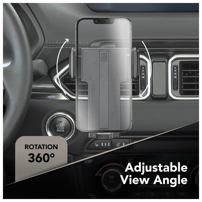 Cellular Line Hug Universal Supporto smartphone da auto per alette di aerazione