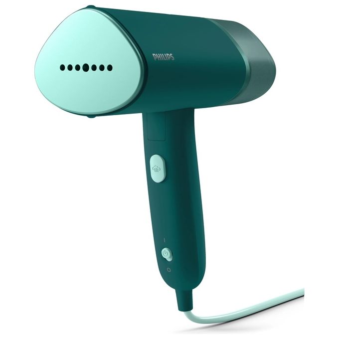 Philips STH3020-70 3000 Series Stiratore a Vapore Portatile Pieghevole 1000 W Serbatoio 120 ml Vapore 20 g-min colore Verde Scuro
