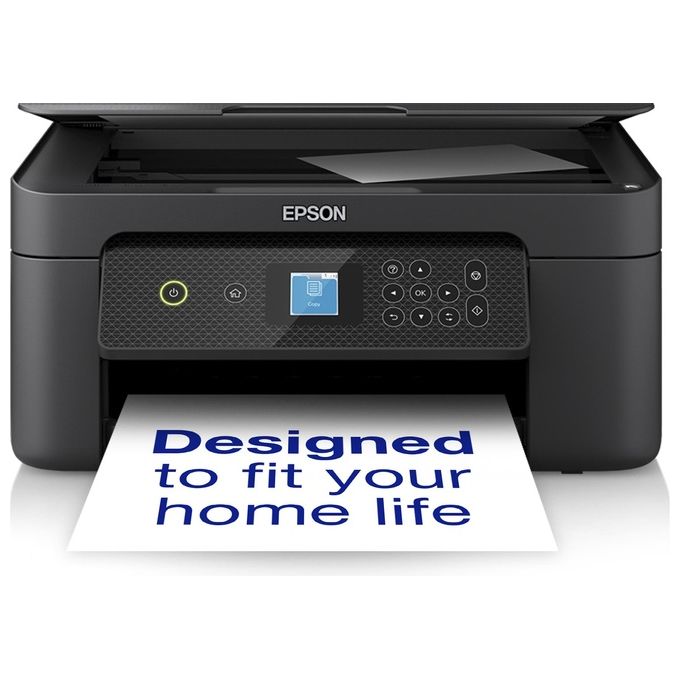 Epson C11CK66403 Expression Home XP-3200 Stampante Multifunzione Inkjet A4 Fronte Retro Wi-Fi AirPrint Display LCD colore Nero