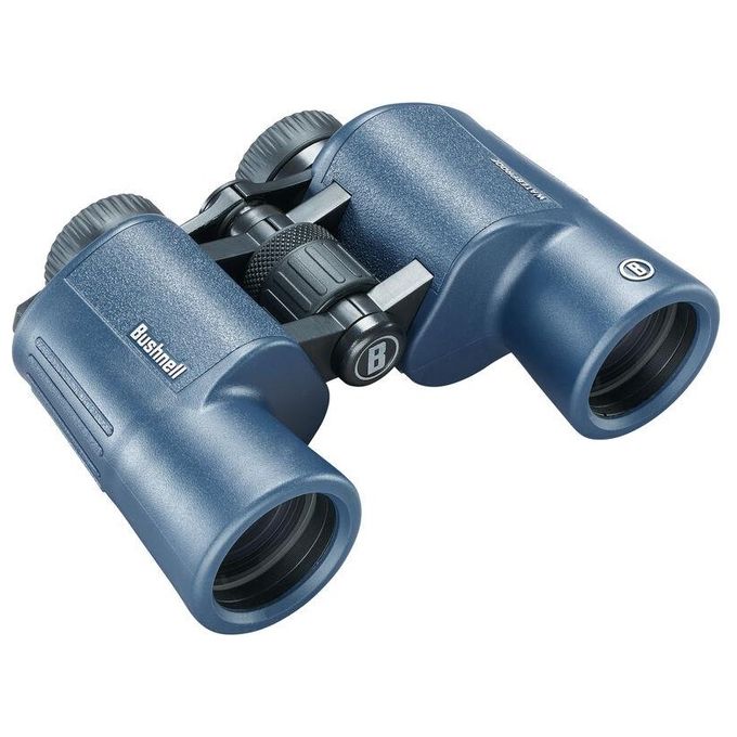 Bushnell 134212R H2O 2 Binocolo 12x42 BaK-4 Porro Impermeabile Fino a 1 m con Rivestimento Multistrato Completo colore Blu