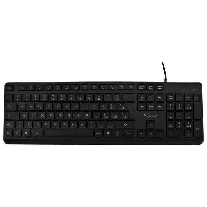 V7 Tastiera Usb Pro IT Qwerty Italian Lasered Keycap