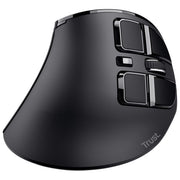 Trust 23731 Voxx Mouse Verticale Ergonomico Wireless RF Bluetooth 9 Tasti 2400 DPI Ricaricabile Display LED colore Nero