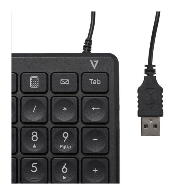 V7 Tastierino Numerico Cablato Usb Kp350 22 Tasti