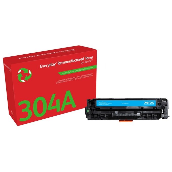 Xerox 006R03822 Everyday Toner Rigenerato Compatibile HP 304A CC531A Capacita' Standard colore Ciano
