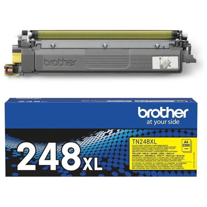 Brother TN-248XLY Toner Originale Alta Resa 2300 Pagine Colore Giallo