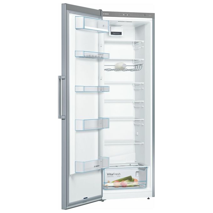 Bosch KSV36VLEP Serie 4 Frigorifero Monoporta 346 L 186 cm Classe E 39 dB No Frost Super Cooling colore Acciaio Inox