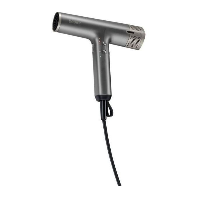 Beurer HC2RGLAMOURPLUS Glamour Plus Asciugacapelli 1700W Ioni 3 velocita' 4 temperature con Diffusore colore Grigio