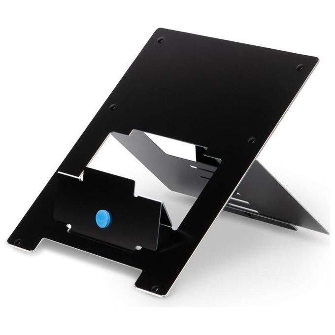 R-Go Tools RGORISTBL R-Go Riser Supporto per Laptop Regolabile in 5 Posizioni Inclinazione 30°-57° in Alluminio Hylite 5 kg colore Nero