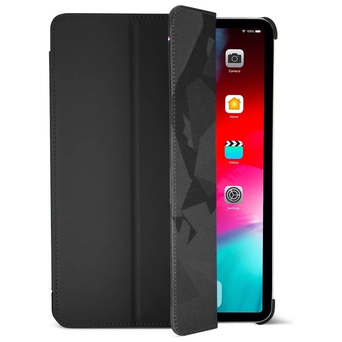 DECODED D23IPAP11SCS1CL Silicone Slim Cover per iPad Pro 11'' e iPad Air 10,9'' Supporto Regolabile Chiusura Magnetica colore Nero