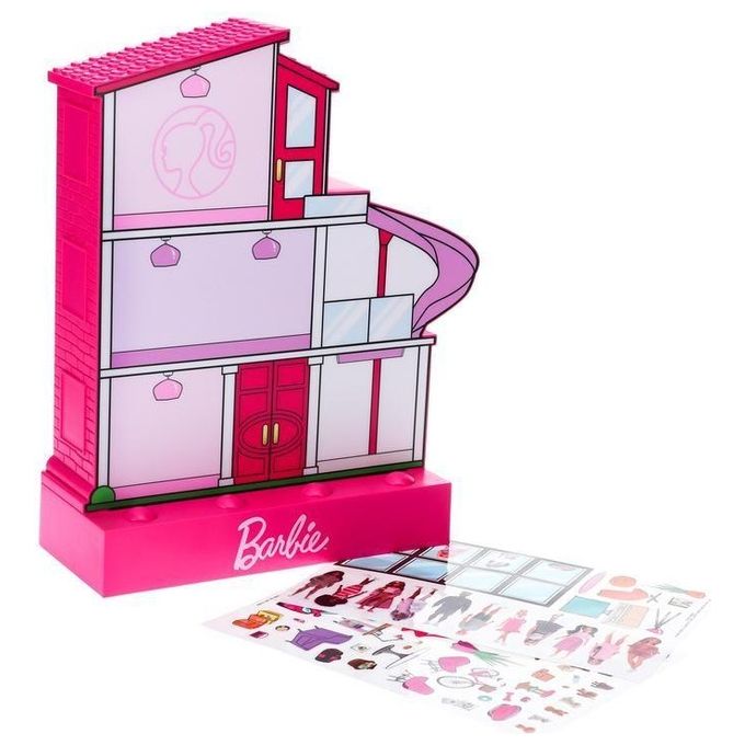 Paladone Lampada Barbie Casa dei Sogni con Adesivi