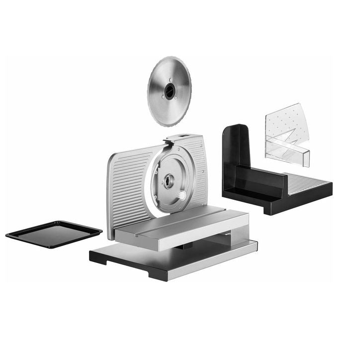 Unold Affettatrice Metallo Plus 100W a Filamento Libero in Acciaio Inox