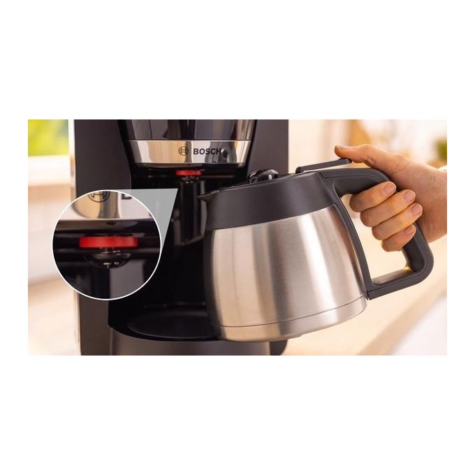 Bosch TKA5M253 Macchina da caffe' Manuale 1,1 L 12 tazze 1000 W Anti-goccia Spegnimento automatico colore Nero