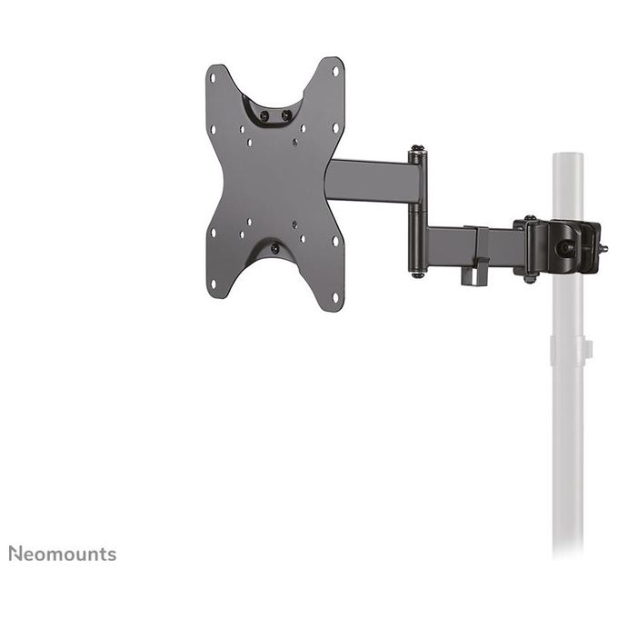 Neomounts FL40-450BL12 Supporto Palo per TV 23-42'' Compatibilita' VESA 75x75 200x200 mm Inclinazione Regolabile Rotazione 180° colore Nero