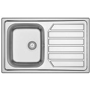 Apell ID861IRBC Serie Idea Lavello da incasso 1 vasca gocciolatoio destra 86x50 cm Acciaio Inox AISI 304 colore Inox